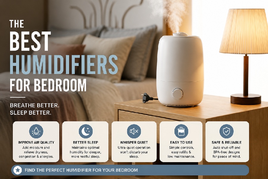 Best Humidifiers for Bedroom: How to Choose the Right One