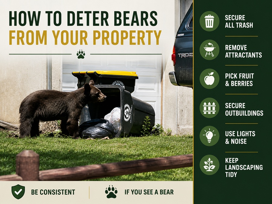 how to deter bears from your property
