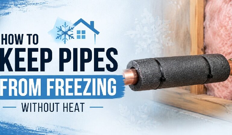 how to keep pipes from freezing without heat