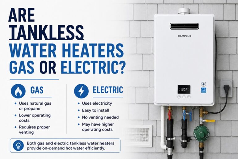 are tankless water heaters gas or electric